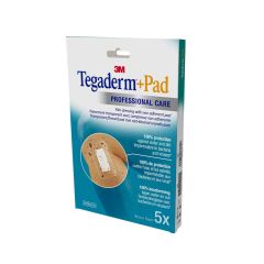 TEGADERM + PAD 3M TRANSP STERIL 9CMX15CM 5 3589P