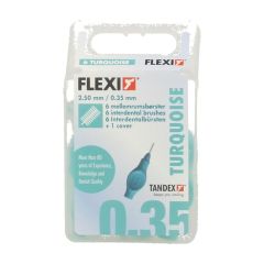 FLEXI TURQUOISE BORSTELTJE EXTRA MICRO FINE 6