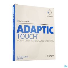 ADAPTIC TOUCH SILICONEVERB 7.6X11CM 10 TCH502