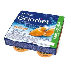 GELODIET GELWATER ZOETSTOF SINAASAPPEL POT 4X120G