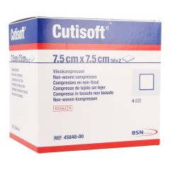 CUTISOFT STER NON WOVEN 7,5X 7,5CM 50X2