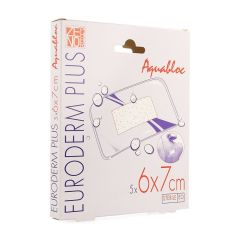 EURODERM PLUS 6X 7CM 5 PLEISTER STERIEL WTP