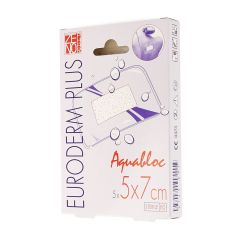 EURODERM PLUS 5X 7CM 5 PLEISTER STERIEL WTP