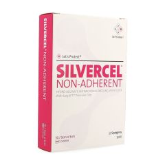 SILVERCEL NA HYDROALGINAAT VERB 5X5CM 10 CAD7050