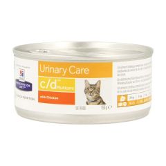 HILLS PRESCRIP.DIET FELINE CD MINCED 156G 605641