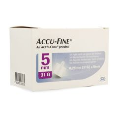 ACCU FINE 31G 5MM 100