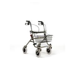 ROLLATOR 4 WIEL GRIJS MET ZITJE 286BC29 VERMEIREN