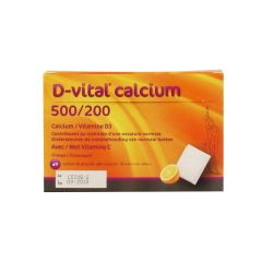 D-VITAL CALCIUM 500/200 SINAAS ZAKJES 40