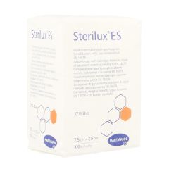 STERILUX ES KP N/ST 8PL 7,5X 7,5CM 100 4188029