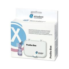 MIRADENT PROTHO BOX MET BORSTEL TANDPROTHESE