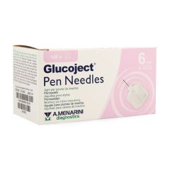 GLUCOJECT PEN NEEDLES 6MM 32G