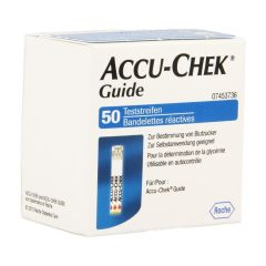 ACCU CHEK GUIDE TESTS 50 STRIPS