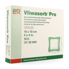 VLIWASORB PRO VERBAND 10X10CM 10 32640