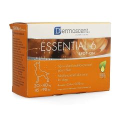 ESSENTIAL 6 SPOT-ON HOND 20-40KG PIPET 4X2,4ML
