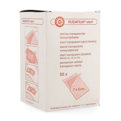 NOBA RUDAFILM STERIEL TRANSP 7CMX 5CM 50 9280321
