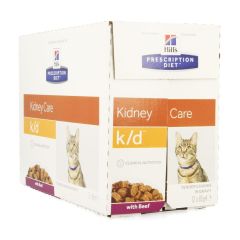 PRESCRIPTION DIET FELINE K/D BEEF 12X85G