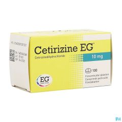 CETIRIZINE EG TABL 100X10MG