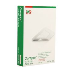 CURAPOR VERB CHIRURG. STERIEL 7CMX 5CM 5 32902