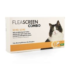 FLEASCREEN COMBO 50MG/60MG SPOT ON KAT PIPET 3