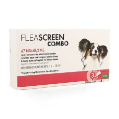 FLEASCREEN COMBO 67MG/60,3MG SPOT ON HOND PIPET 3