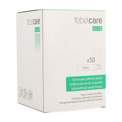 FEBELCARE MED6 ZELFKL. STERIELE VERBAND.7X5CM 50ST