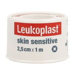 LEUKOPLAST SKIN SENSITIVE SPOEL 2,5CMX1,0M