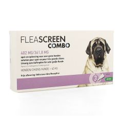 FLEASCREEN COMBO 402MG/361,8MG SPOT ON HOND PIP. 3