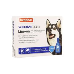 BEAPHAR VERMICON LINE-ON MIDDELGROTE HOND 3X3ML