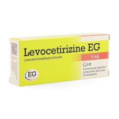 LEVOCETIRIZINE EG 5 MG FILMOMH TABL 20