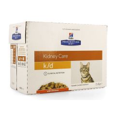 HILLS PRESCRIP.DIET FELINE KD MAALTIJDZAKJE 12X85G
