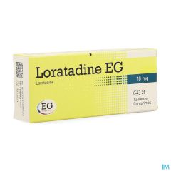 LORATADINE EG 10 MG TABL 30 X 10 MG