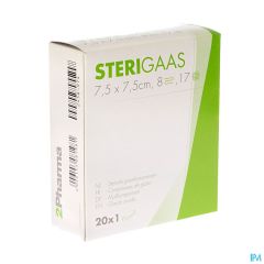 STERIGAAS KP STER 8L 7,5X 7,5CM 20X1