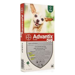 ADVANTIX 40/ 200 HONDEN < 4KG FL 4X0,4ML