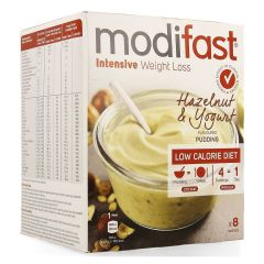 MODIFAST INTENSIVE HAZELN.&YOG. FLAV.PUDDING 8X52G