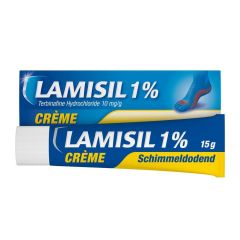 LAMISIL CREME 1% GELAMINEERDE ALUMINIUM TUBE 15G