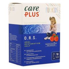 CARE PLUS ORS KIDS RASPBERRY ZAKJE 10X5,3G
