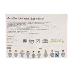 MASKERS HERBRUIKBAAR MICROFIBER 1