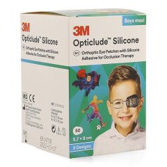 OPTICLUDE 3M SILICONE EYE PATCH BOY MAXI 50