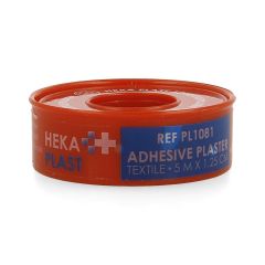 HEKAPLAST TEXTIEL HECHTPLEISTER 5MX1,25CM RING 1