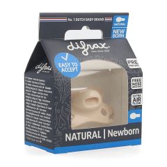 DIFRAX FOPSPEEN NATURAL NEWBORN UNI/PURE ROZE/BLOS