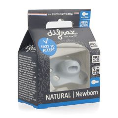 DIFRAX FOPSPEEN NATURAL NEWBORN UNI/PURE BLAUW/ICE