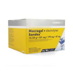 MACROGOL + ELECTR SANDOZ PDR CIROENSMAAK 50X13,7G