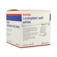 LEUKOPLAST SOFT WHITE INJ. 19X40MM 500