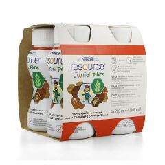 RESOURCE JUNIOR FIBRE CHOCOLADE 4X200ML