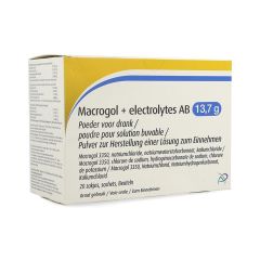 MACROGOL+ELECTROLYTES AB 13,7G PDR OPL ZAKJE 20