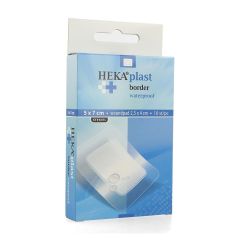 HEKA ZOM BORDER TRANSP. WATERPROOF 5X 7CM 10