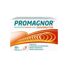 PROMAGNOR CITROEN Z/SUIKER KAUWTABLETTEN 30X450MG