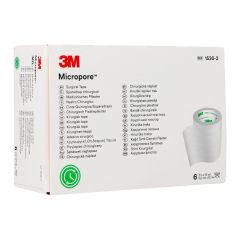 MICROPORE 3M HECHTPLEISTER 50MMX9,14M ROL 6 1530