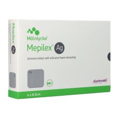 MEPILEX AG VERBAND STERIEL 6,0X 8,5CM 5 287021