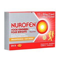 NUROFEN KIND 100MG ZACHTE KAUWCAPS 24